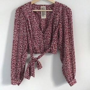 Free people flower blouse